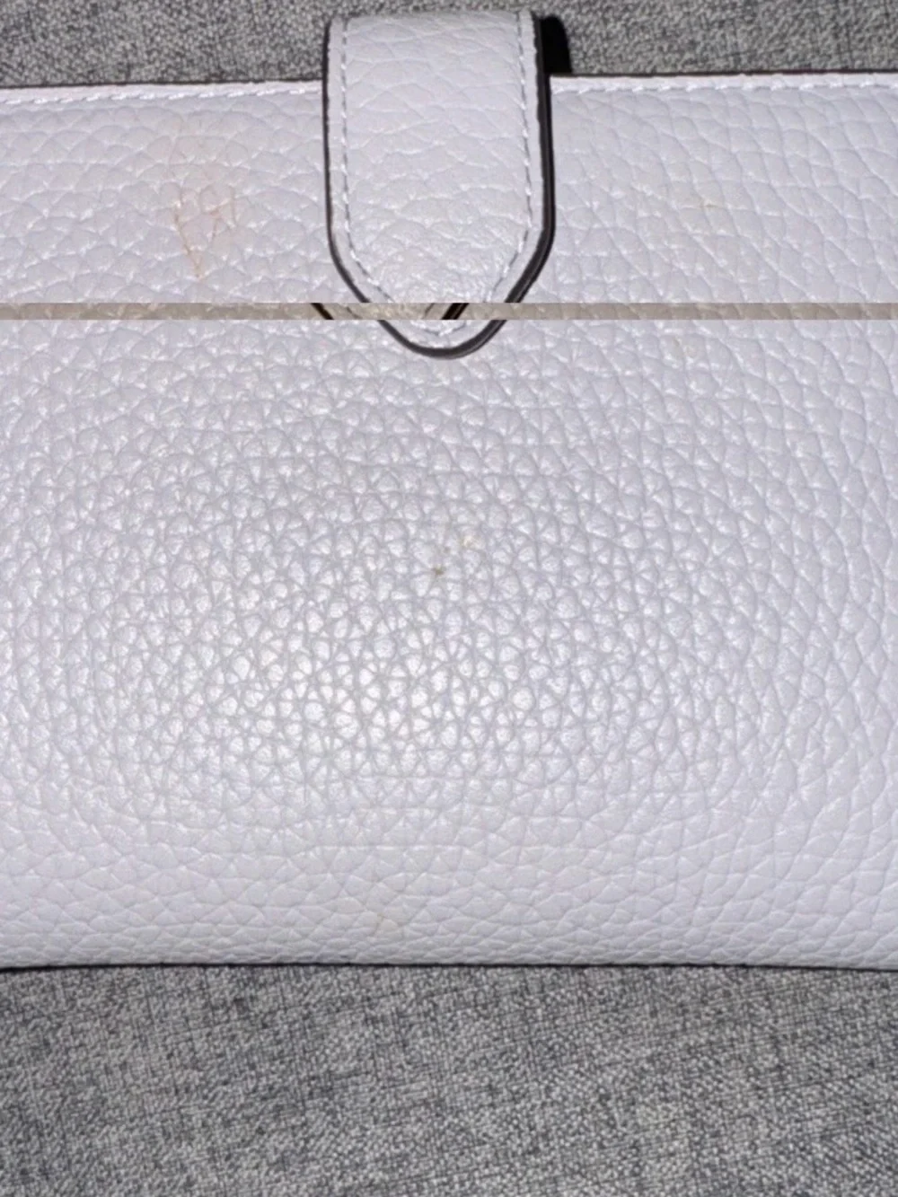Kate Spade Wallet Pebbled Gray Leather Wallet with Silver Hardware NWT - Picture 4 of 4